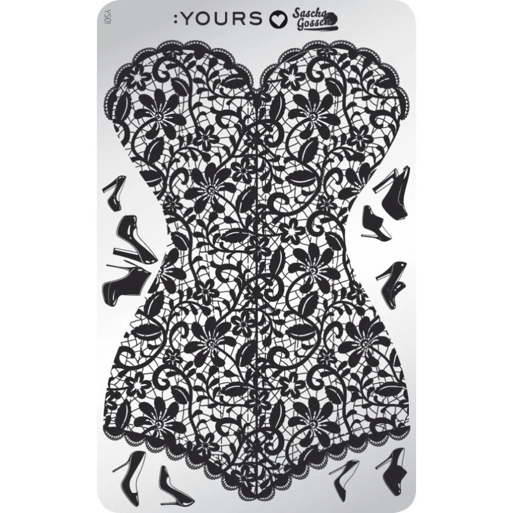 :YOURS Corset in Heels nyomdalemez