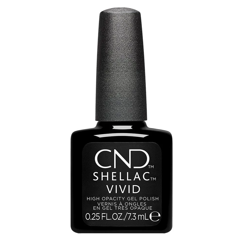 CND Shellac VIVID Black Tuxedo