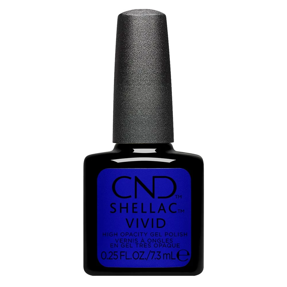 CND Shellac VIVID Lazuli Blue
