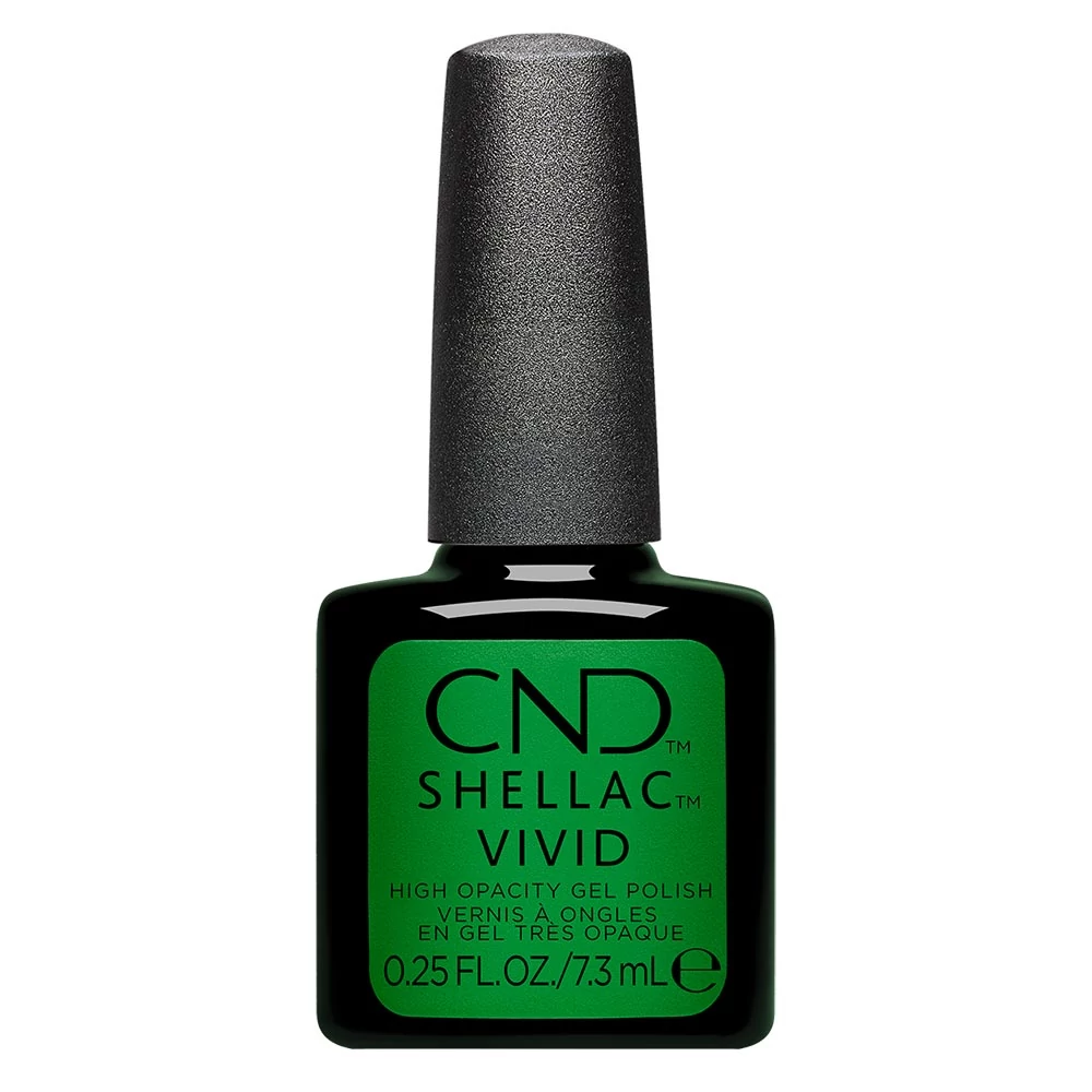 CND Shellac VIVID Shamrock Green