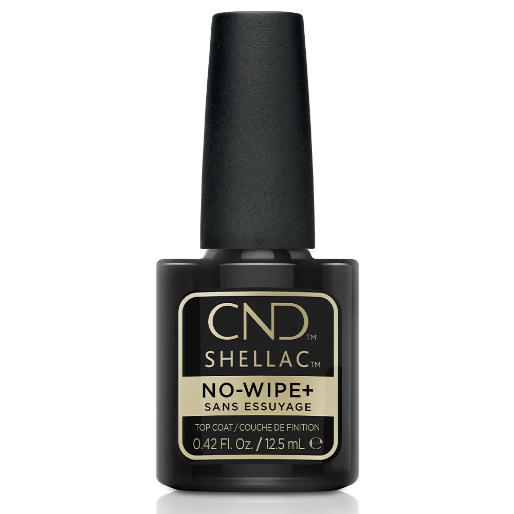 CND Shellac No Wipe Top Coat fixálás mentes fedőlakk 12,5 ml