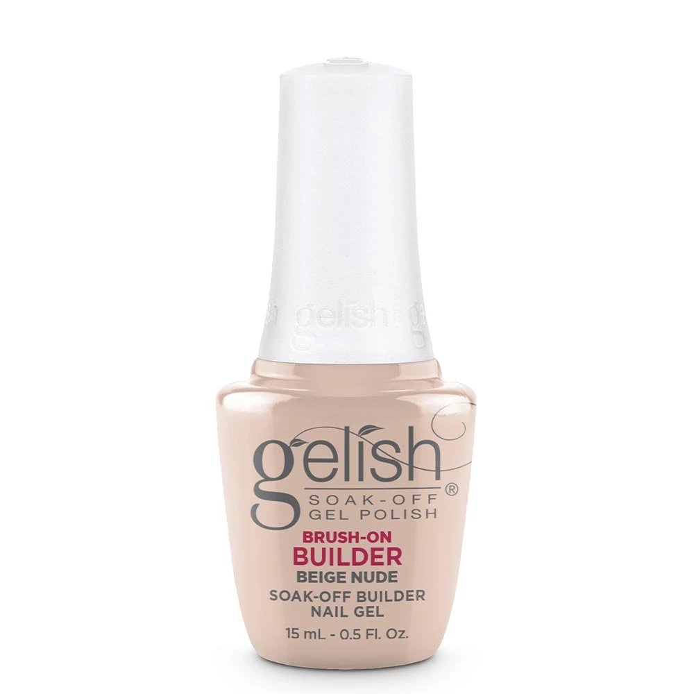 Gelish Brush-On Builder ecsetes építőzselé Beige Nude