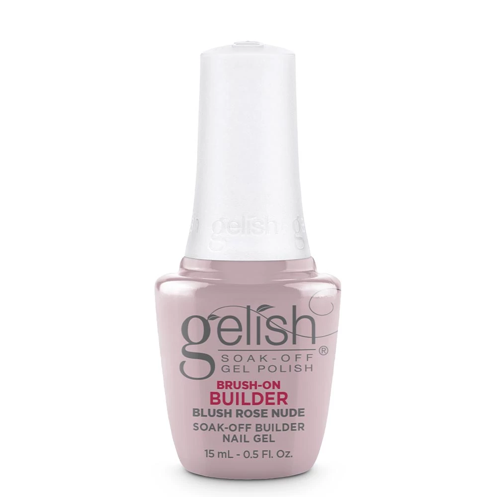 Gelish Brush-On Builder ecsetes építőzselé Blush Rose Nude