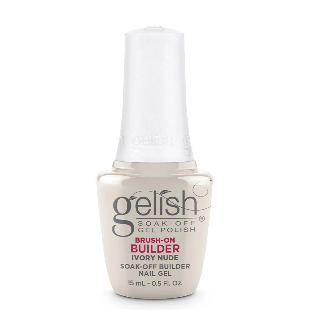 Gelish Brush-On Builder ecsetes építőzselé Ivory Nude
