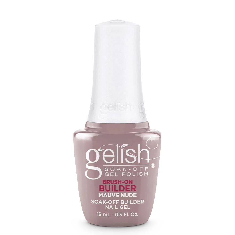 Gelish Brush-On Builder ecsetes építőzselé Mauve Nude