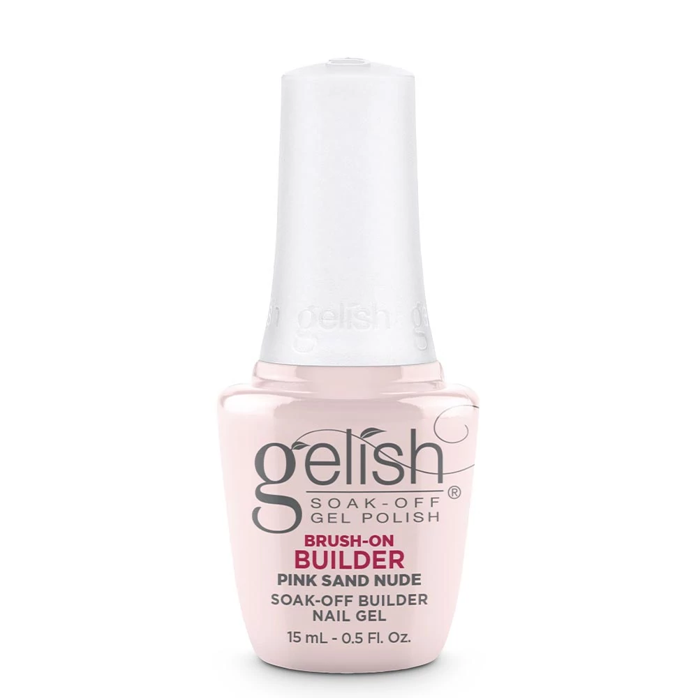 Gelish Brush-On Builder ecsetes építőzselé Pink Sand Nude