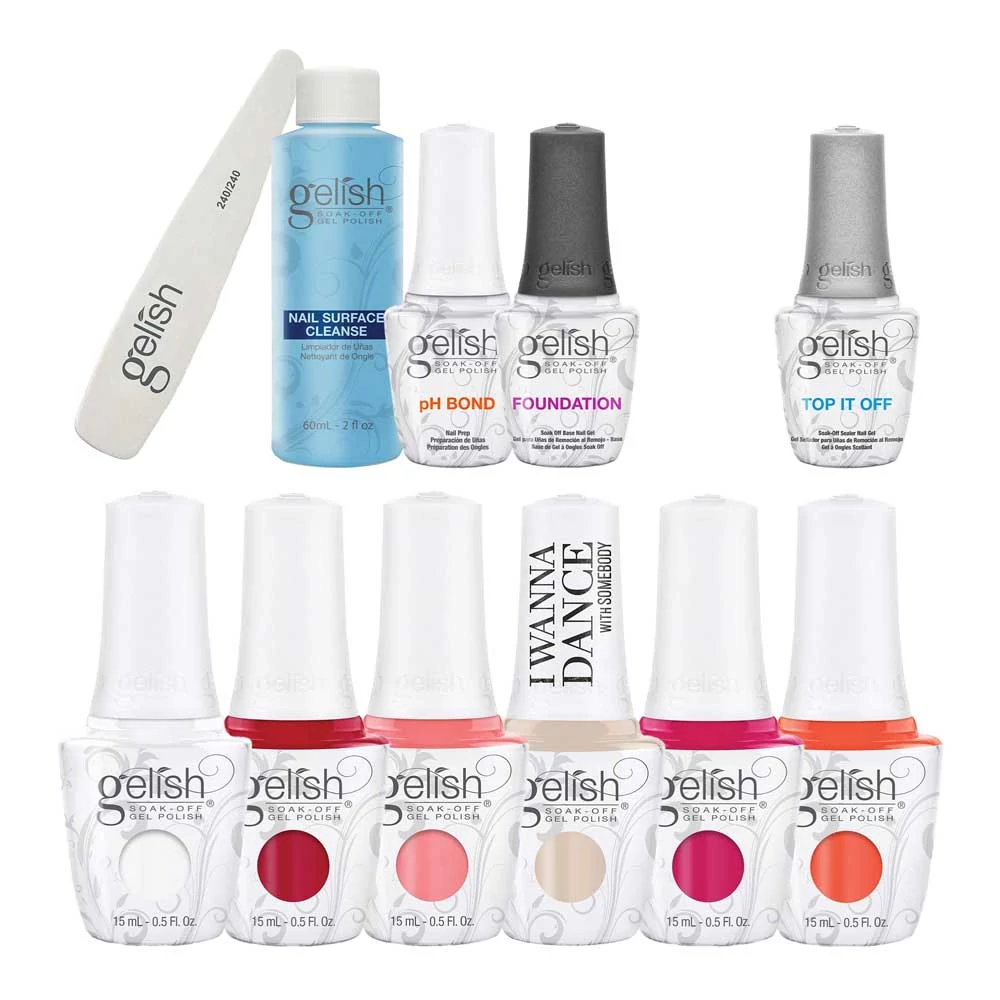 Gelish 15 ml géllakk Midi csomag