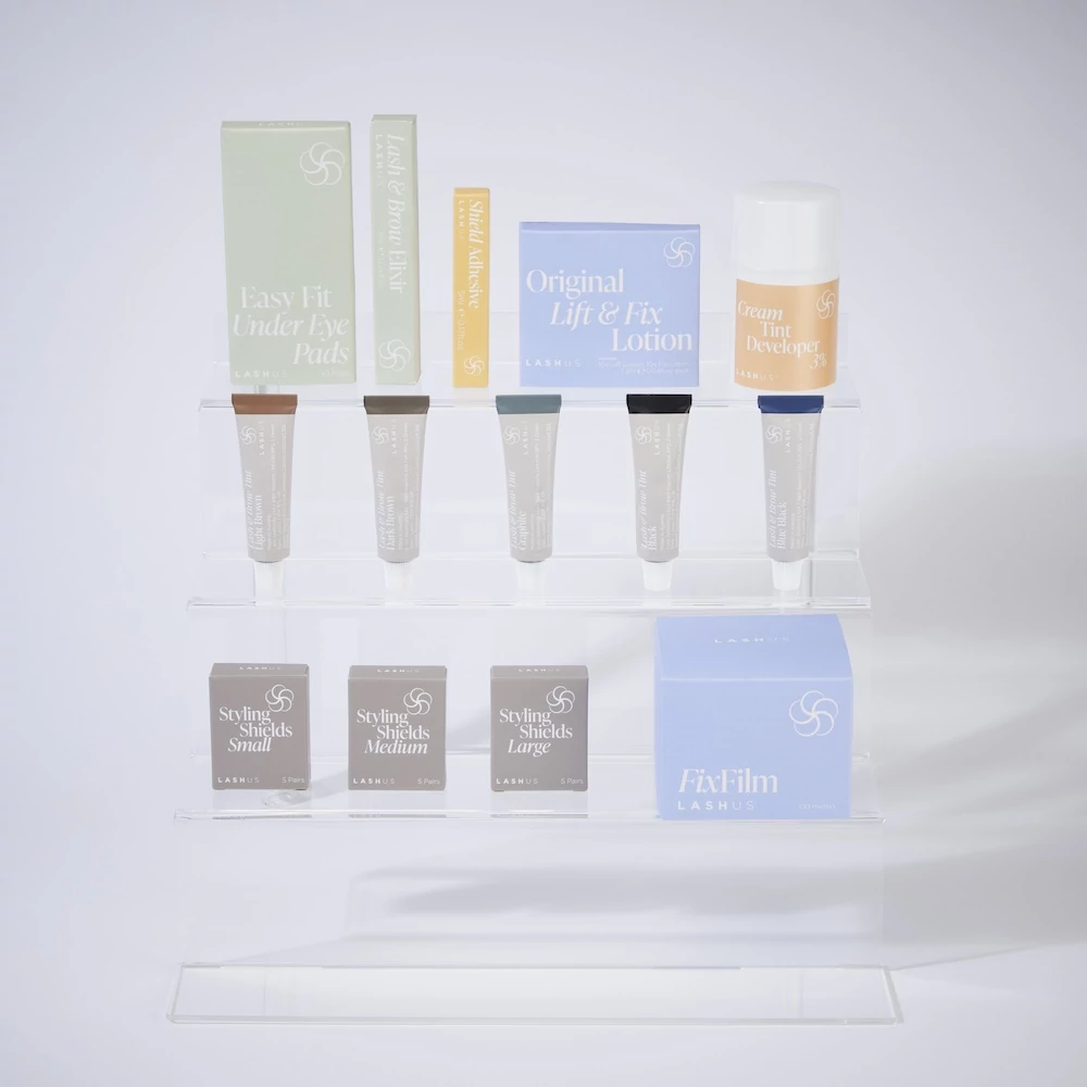 LASHUS Lash &amp; Brow Essentials Kit - Elengedhetetlen termékek kezdőcsomag