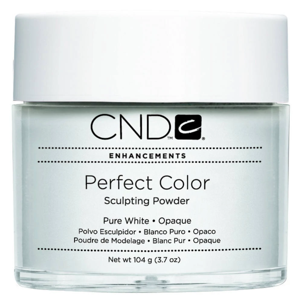 CND Perfect Color Pure White fehér építőpor 104g