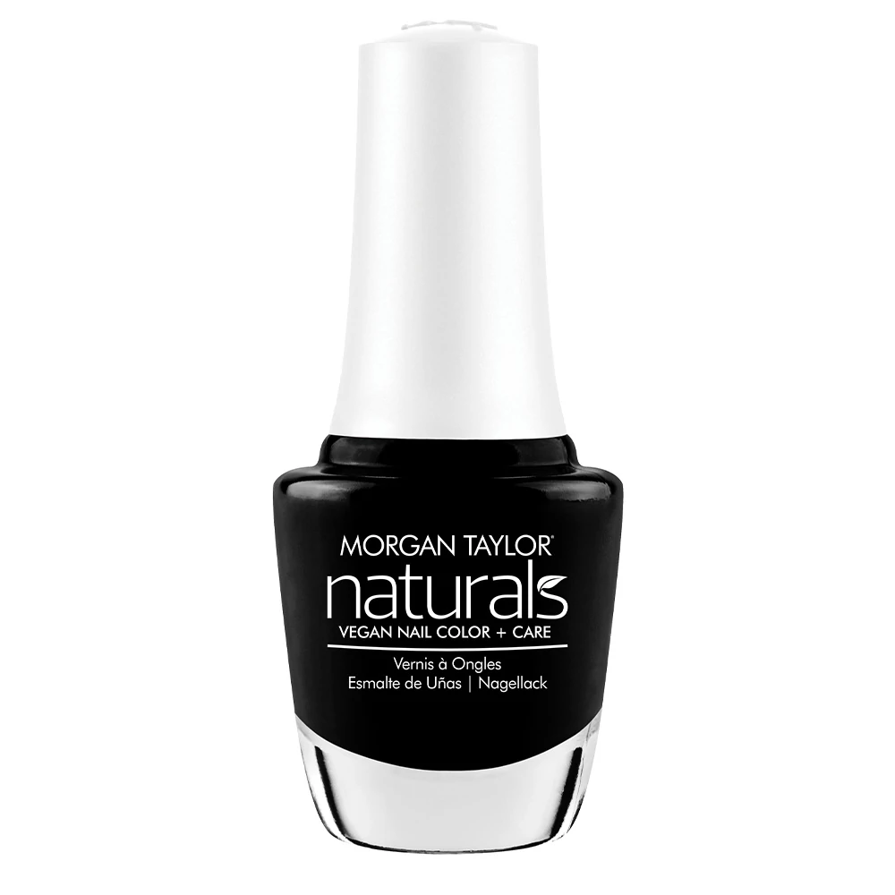 Morgan Taylor Naturals vegán körömlakk To The Moon And Black