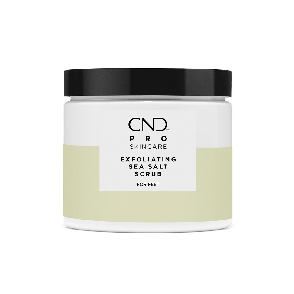 CND PRO Skincare Exfoliating Sea Salt Scrub Tengeri sós hámlasztó bőrradír lábra