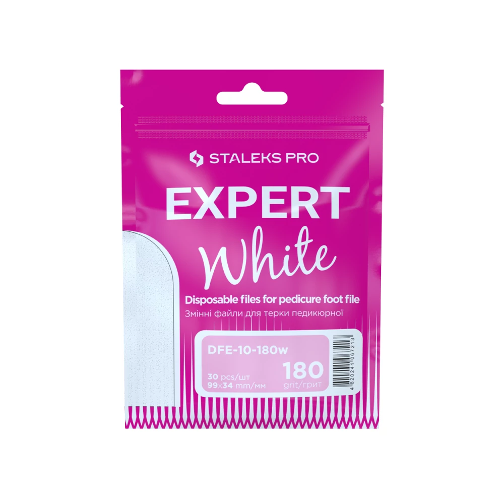 Staleks Öntapadós papír reszelő (pedikűrhöz) EXPERT 10 180 grit  (30 db.)