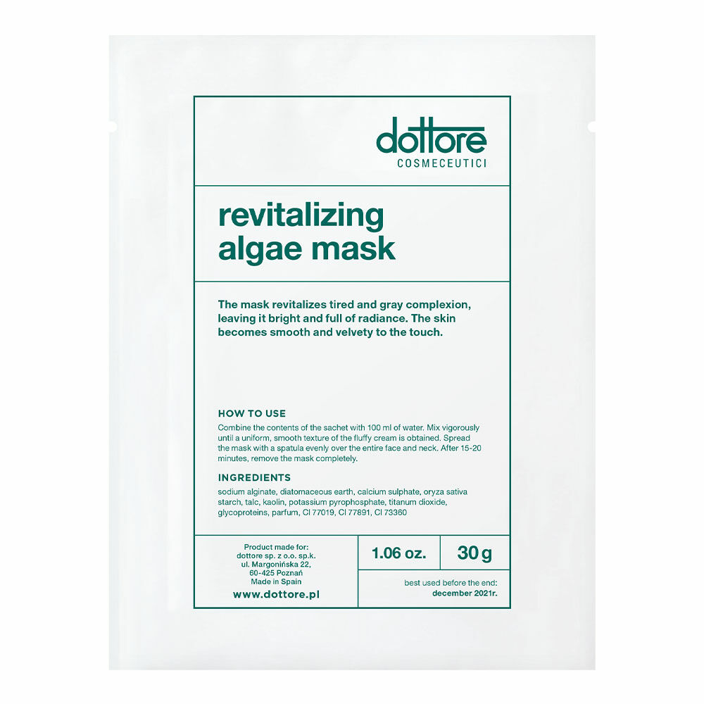 dottore revitalizing mask - revitalizáló alga maszk 5 x 30g
