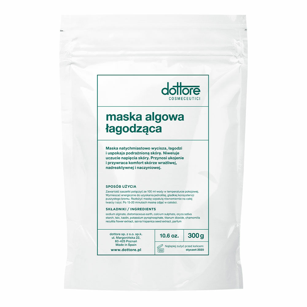 dottore soothing mask - nyugtató alga maszk 300g