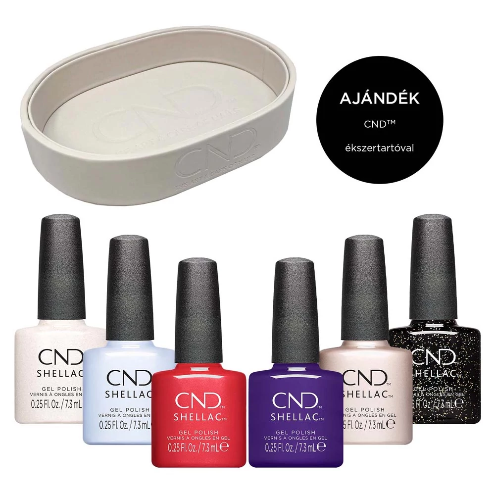  CND Shellac Queen-Tessential szett