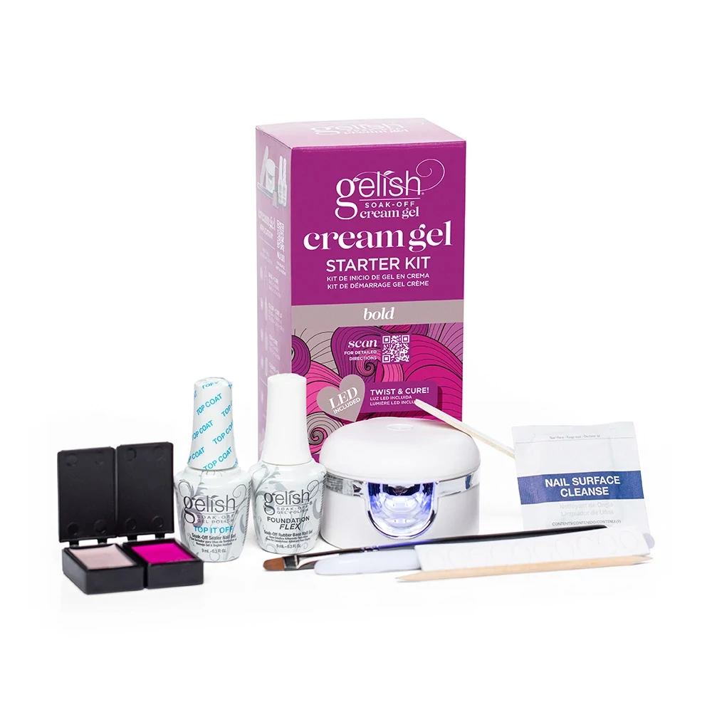 Gelish Cream Gel Palette Bold Starter Kit színes géllakk paletta csomag