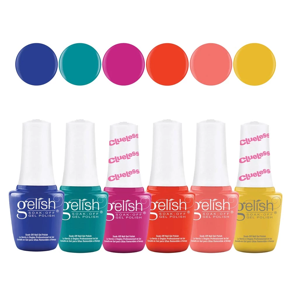 Gelish Élénk szivárvány géllakk csomag