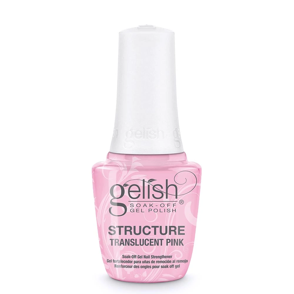 Gelish Brush On Structure Translucent Pink körömkiegyenlítő gél lakk (áttetsző rózsaszín) 15 ml