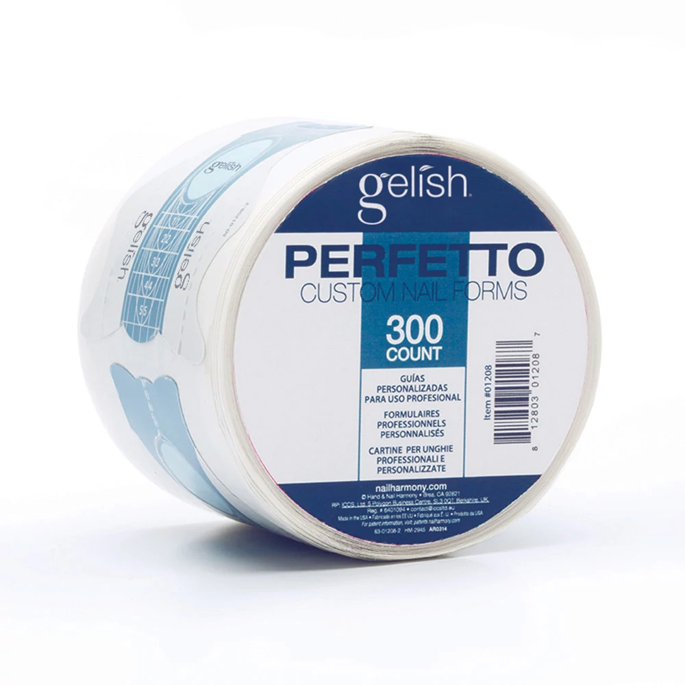 Gelish Nail Form Perfetto 300CT White