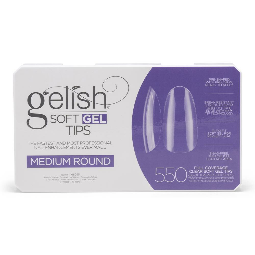 Gelish Soft Gel Medium Round tip (550 db)