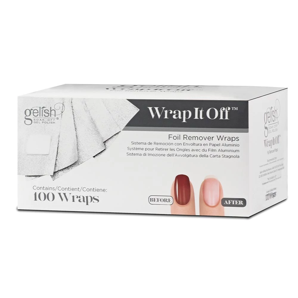 Gelish Wrap It Off leoldó fólia 100 db