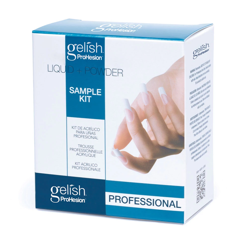  Gelish ProHesion por-folyadék műkörömépítés Sample Szett