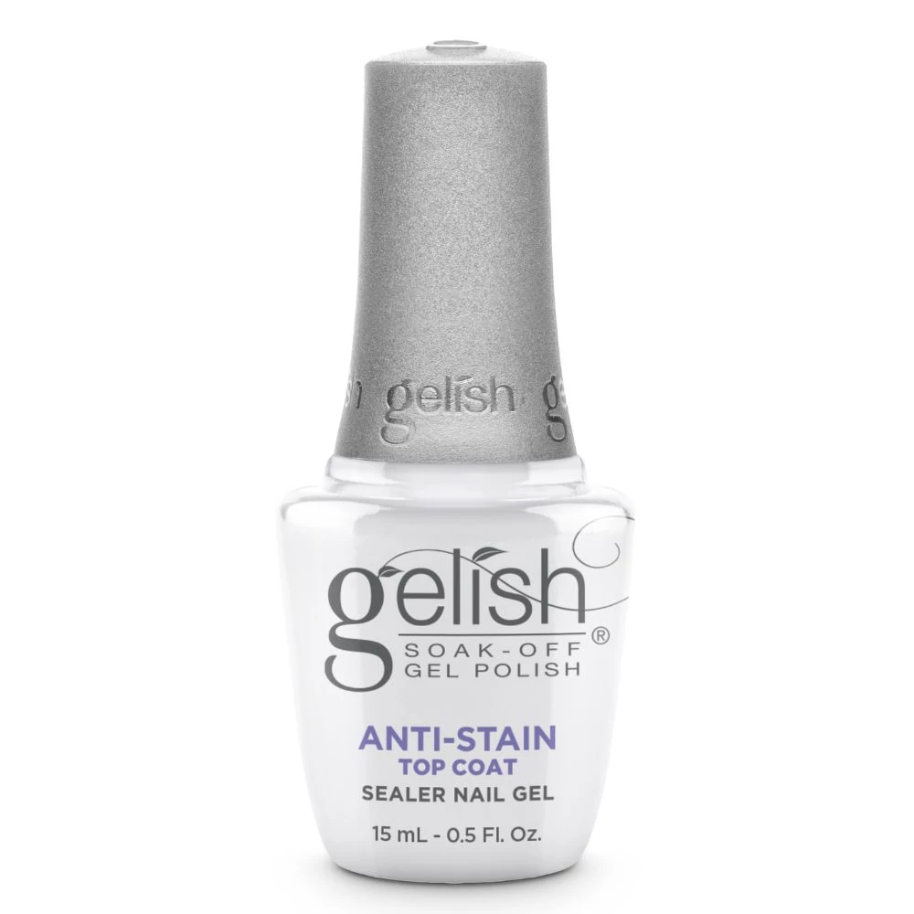 Gelish Anti-Stain Top Coat fedőlakk 15 ml