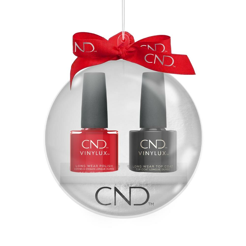 CND Karácsonyi Gömb CND VINYLUX fedőlakkal és CND VINYLUX általad választott színnel