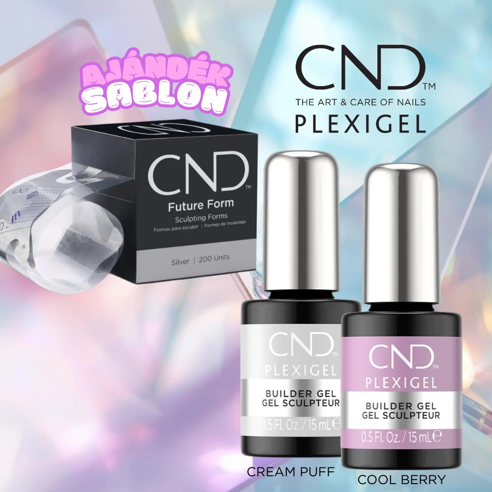 CND Plexigel Builder Cool Berry építőzselé