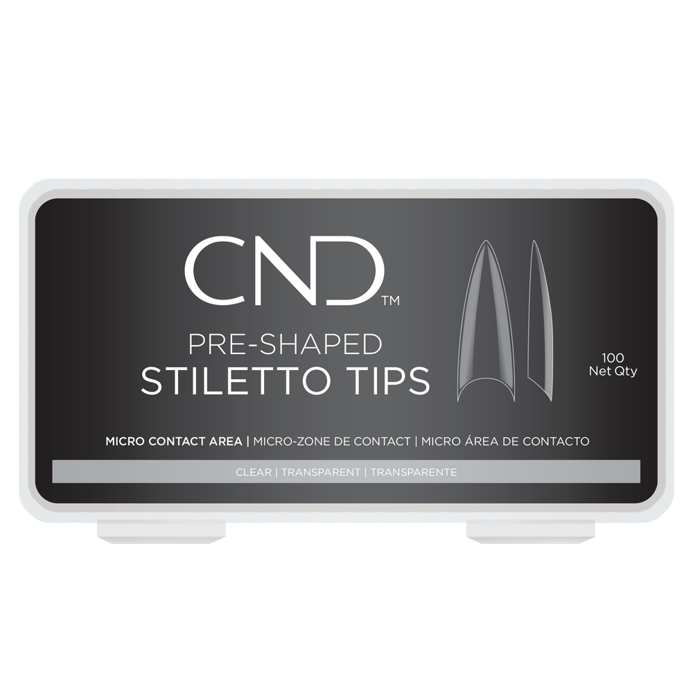 CND formázott tip - STILETTO 100 darab