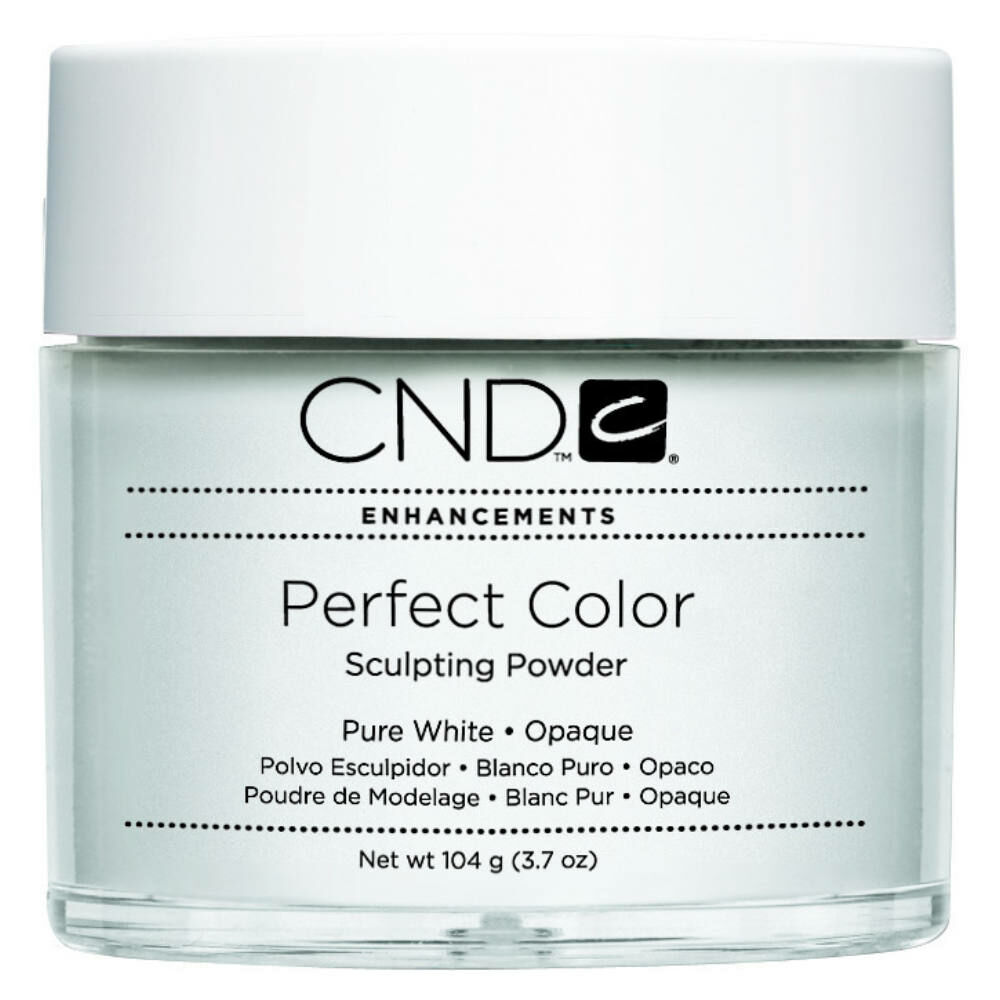 CND Perfect Color Pure White fehér építőpor 104g
