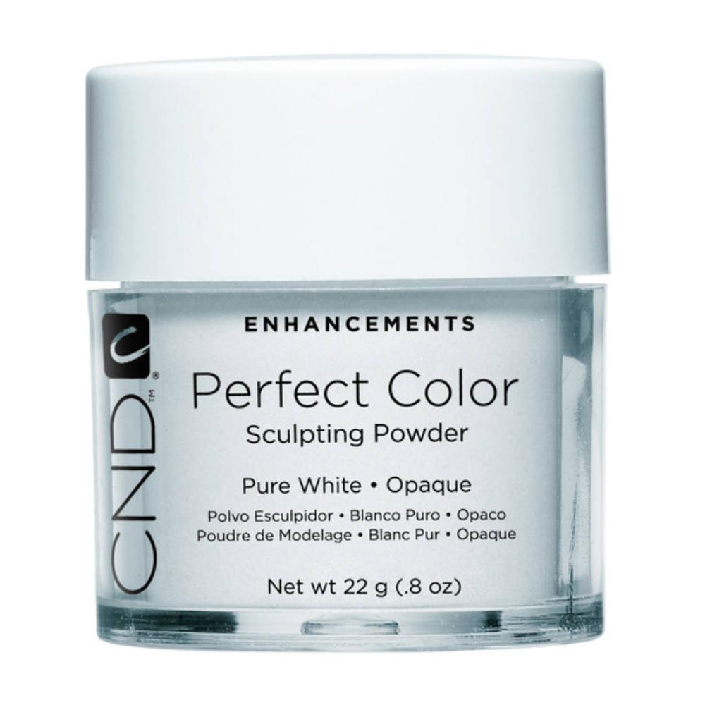 CND Perfect Color Pure White fehér építőpor 22g