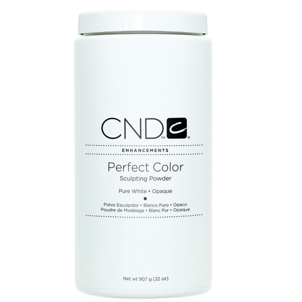CND Perfect Color Pure White fehér építőpor 907g