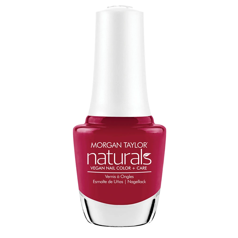 Morgan Taylor Naturals vegán körömlakk Radiant In Red